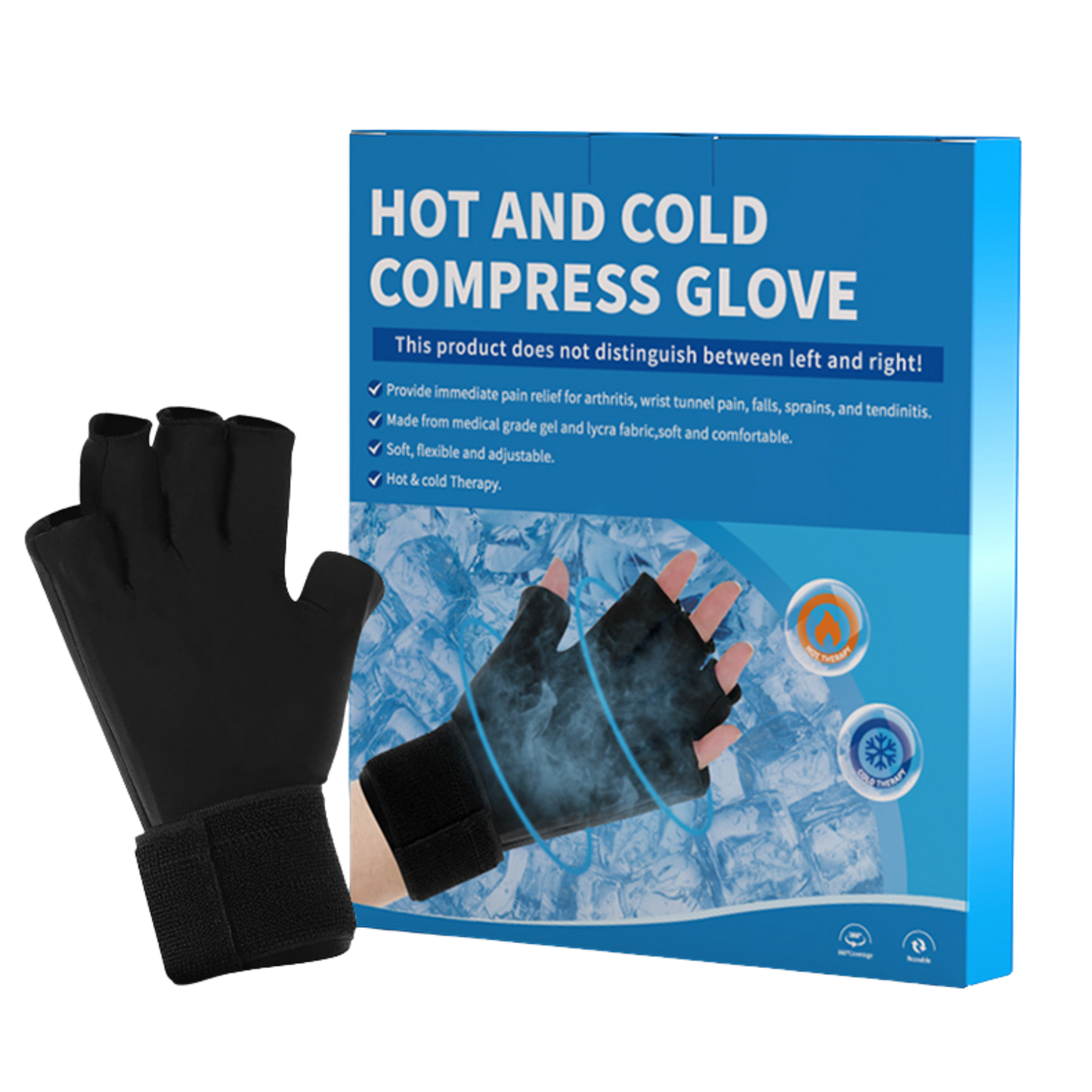 Fascia Refrigerante Per Polso E Mano