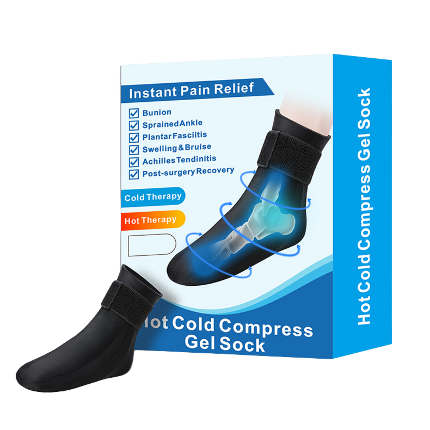 Calza refrigerante piede caviglia