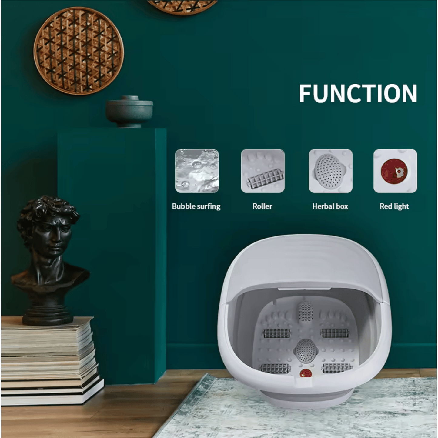 Massaggiatore per i piedi pieghevole