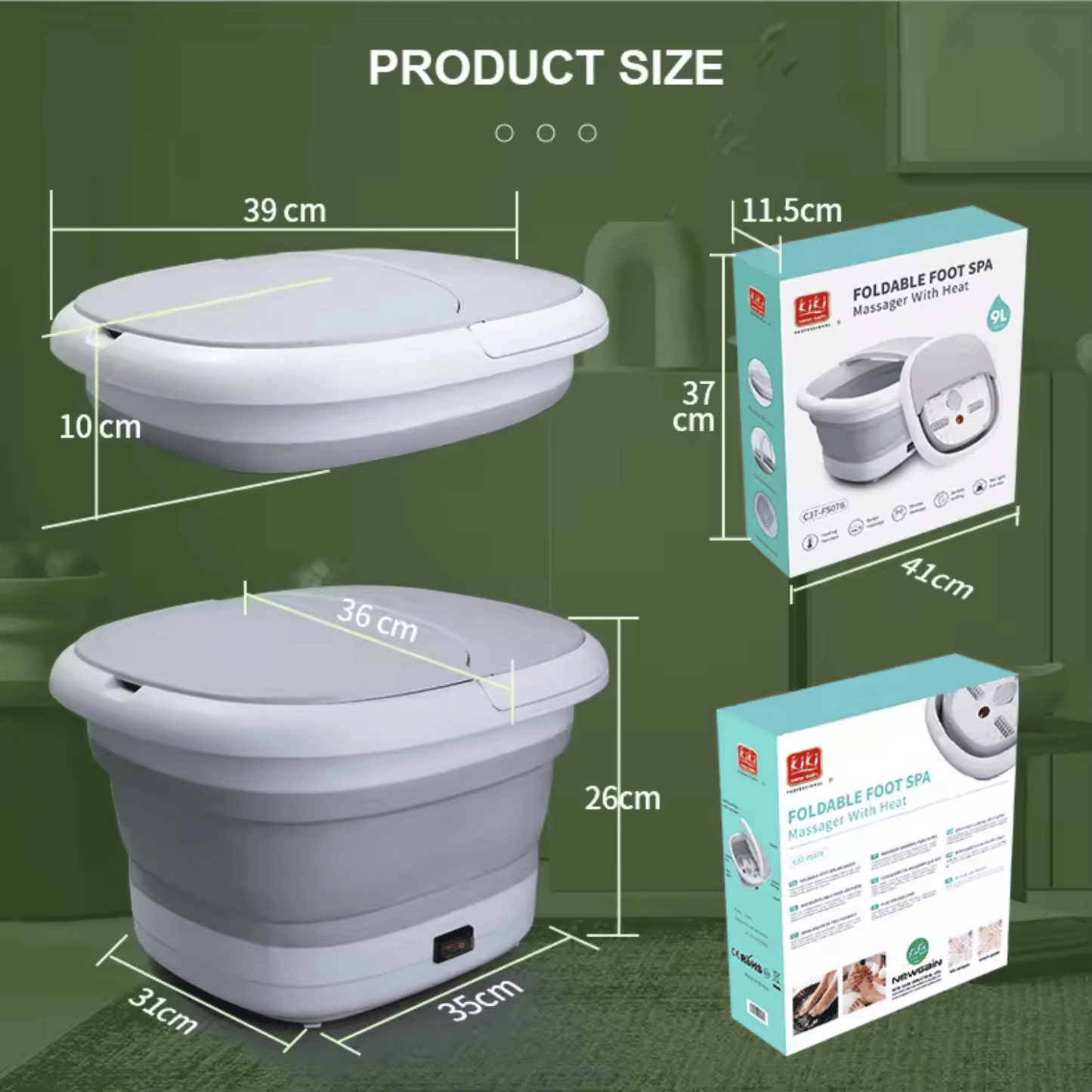 Massaggiatore per i piedi pieghevole