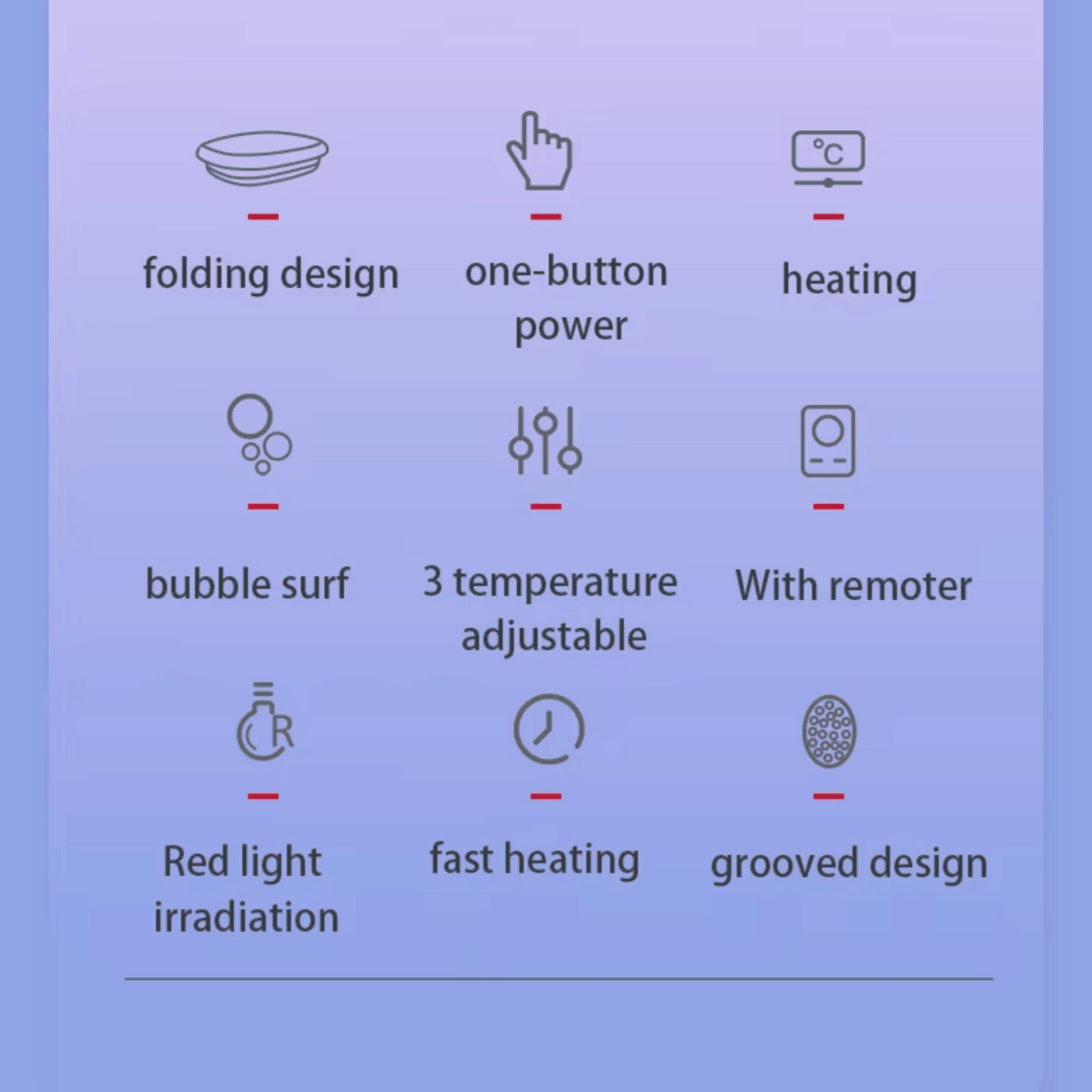 Massaggiatore per i piedi pieghevole